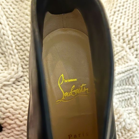 Christian Louboutin Black and Red Ankle Booties - Picture 2 of 11